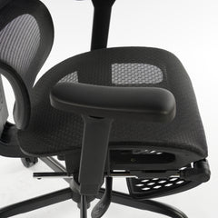 Ergonomic Office Chair Black Mesh with footset