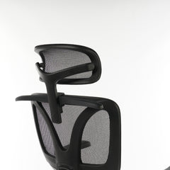 Ergonomic Office Chair Black Mesh with footset