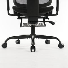 Ergonomic Office Chair Black Mesh with footset