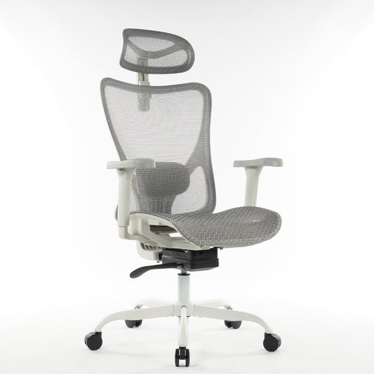 Premium Ergonomic Office Chair Grey Mesh