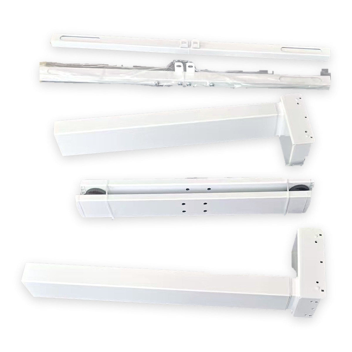 DM22F-04D electric desk frame parts ready for assembly