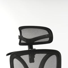 Ergonomic Office Chair Black Mesh with footset