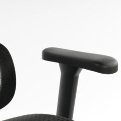 Ergonomic Office Chair Black Mesh with footset