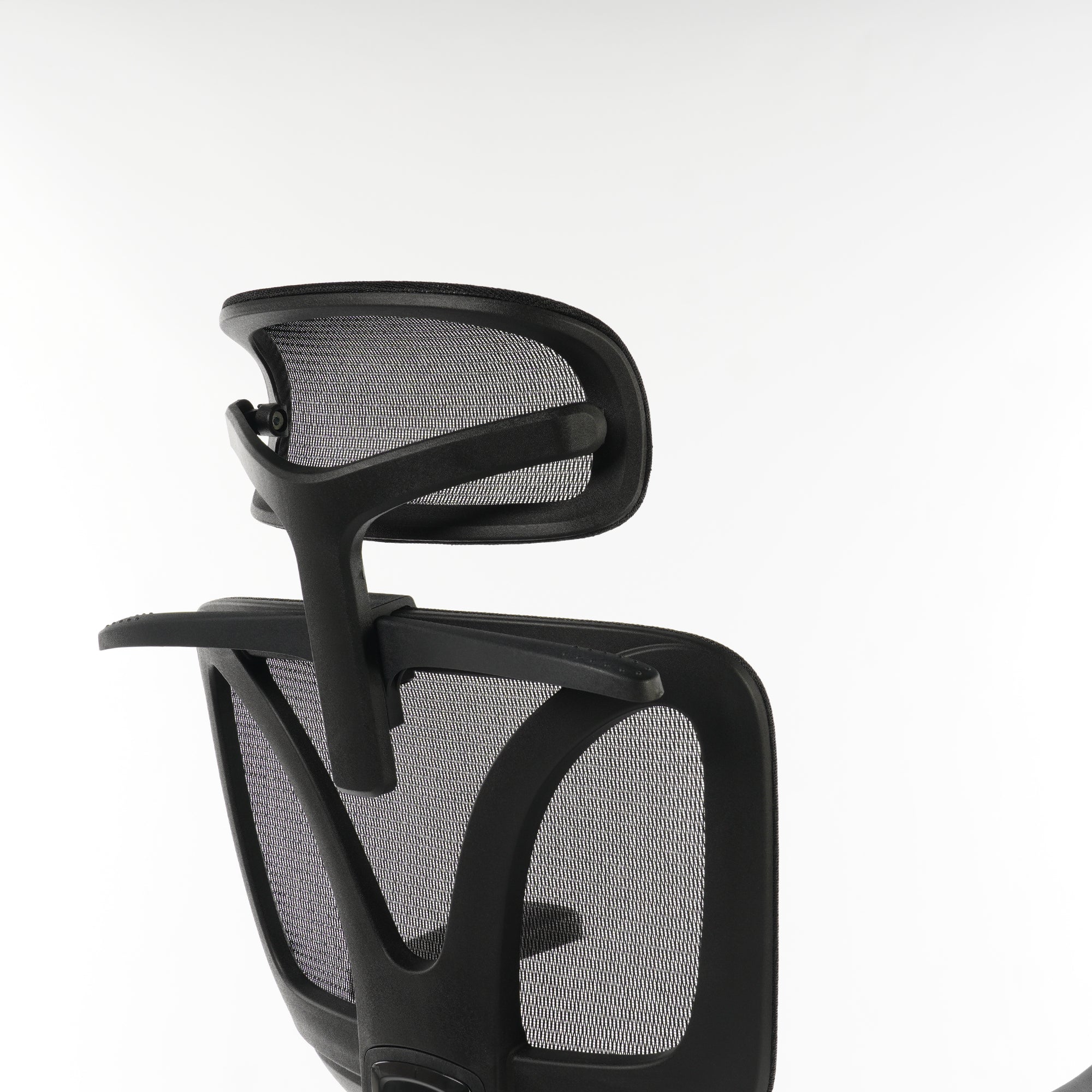 Ergonomic Office Chair Black Mesh with footset