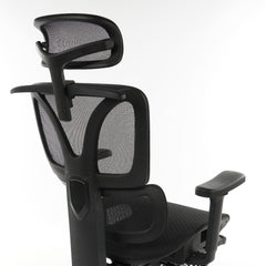 Ergonomic Office Chair Black Mesh with footset