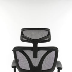 Ergonomic Office Chair Black Mesh with footset