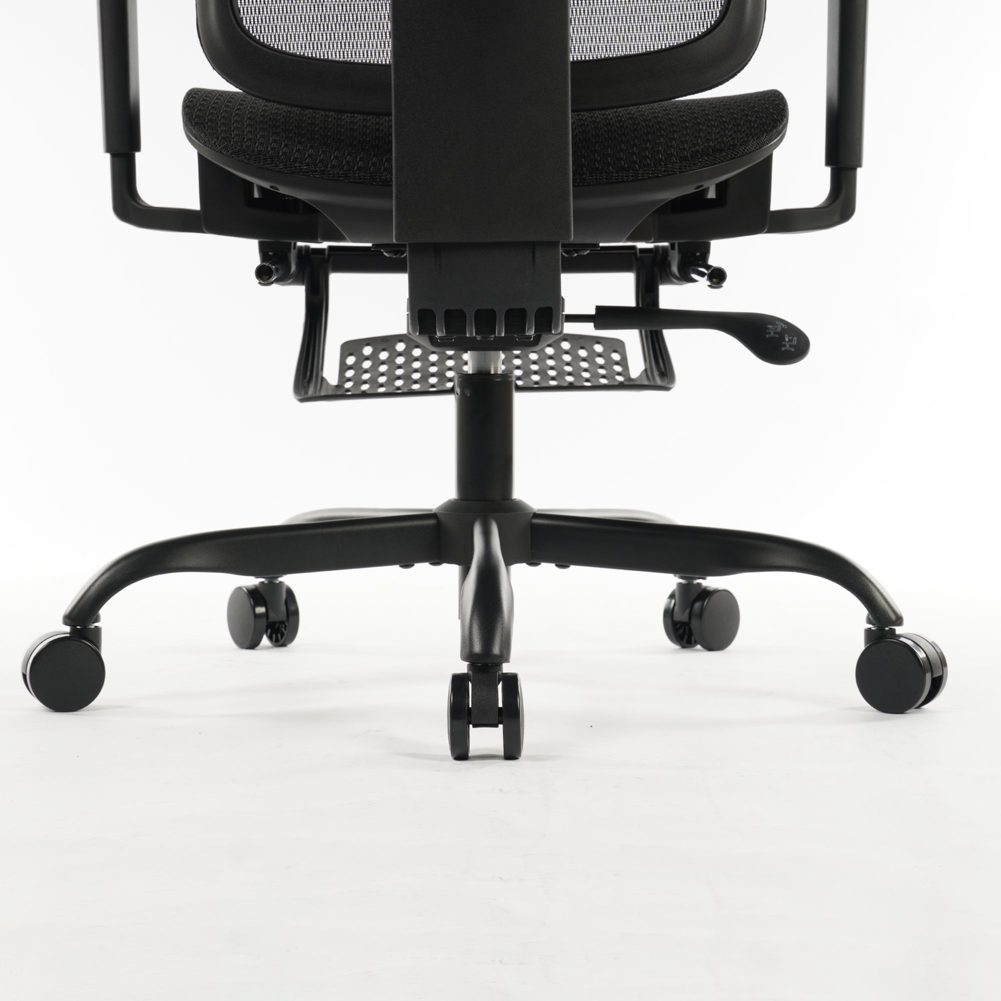 Ergonomic Office Chair Black Mesh with footset