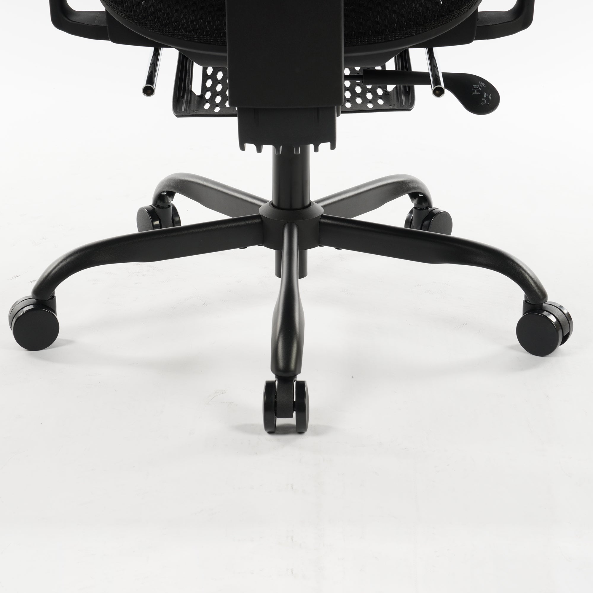 Ergonomic Office Chair Black Mesh with footset