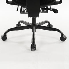 Ergonomic Office Chair Black Mesh with footset