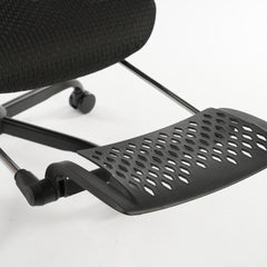Ergonomic Office Chair Black Mesh with footset