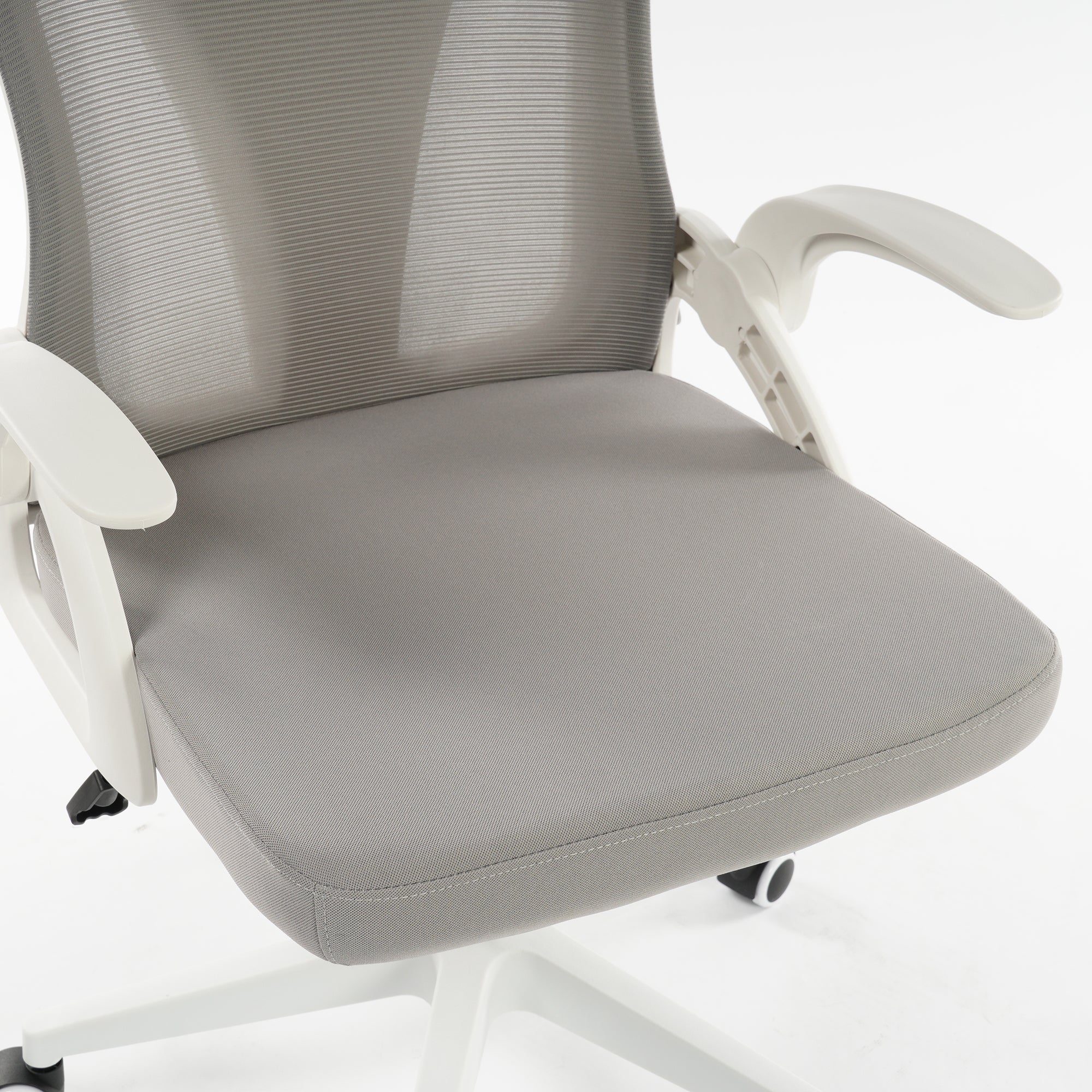 Foldable Ergonomic Office Chair Grey