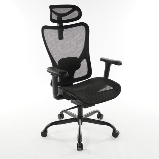 Ergonomic Office Chair Black Mesh