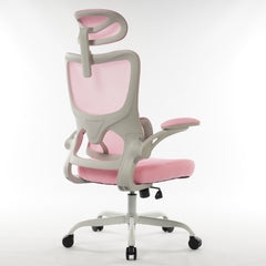 High Back Ergonomic Office Chair pink