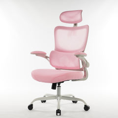 High Back Ergonomic Office Chair pink