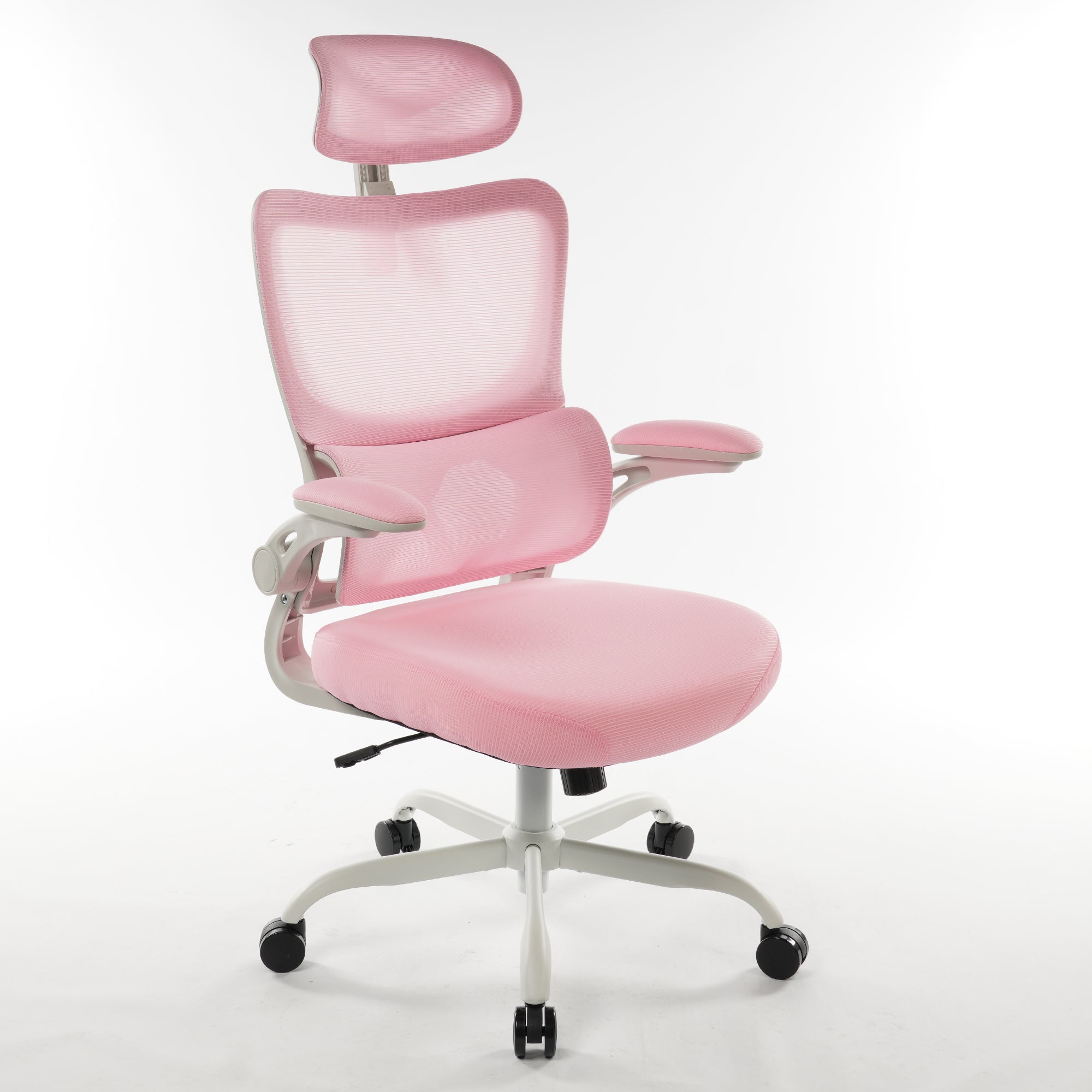High Back Ergonomic Office Chair pink