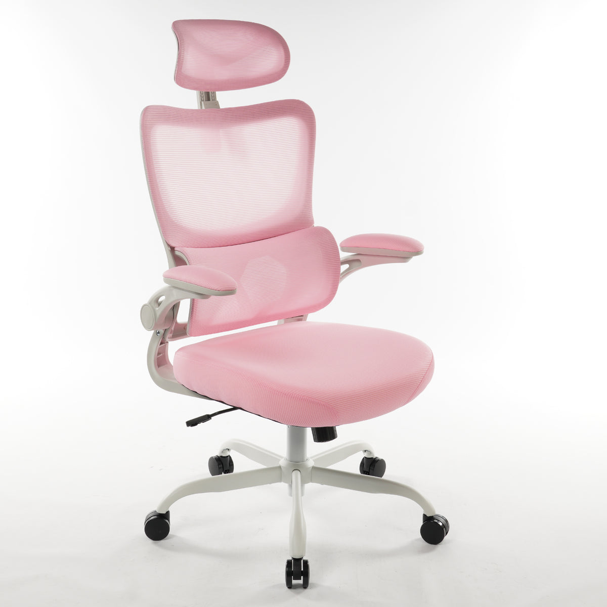 High Back Ergonomic Office Chair pink
