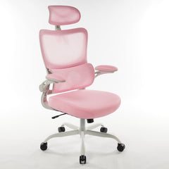 High Back Ergonomic Office Chair pink