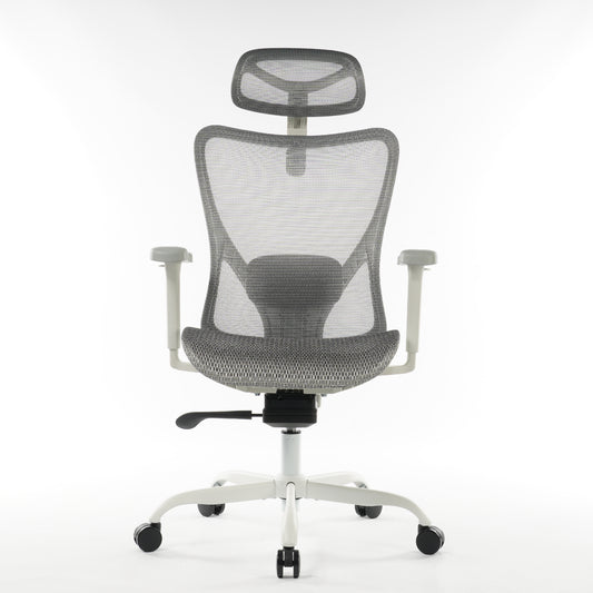 Premium Ergonomic Office Chair Grey Mesh