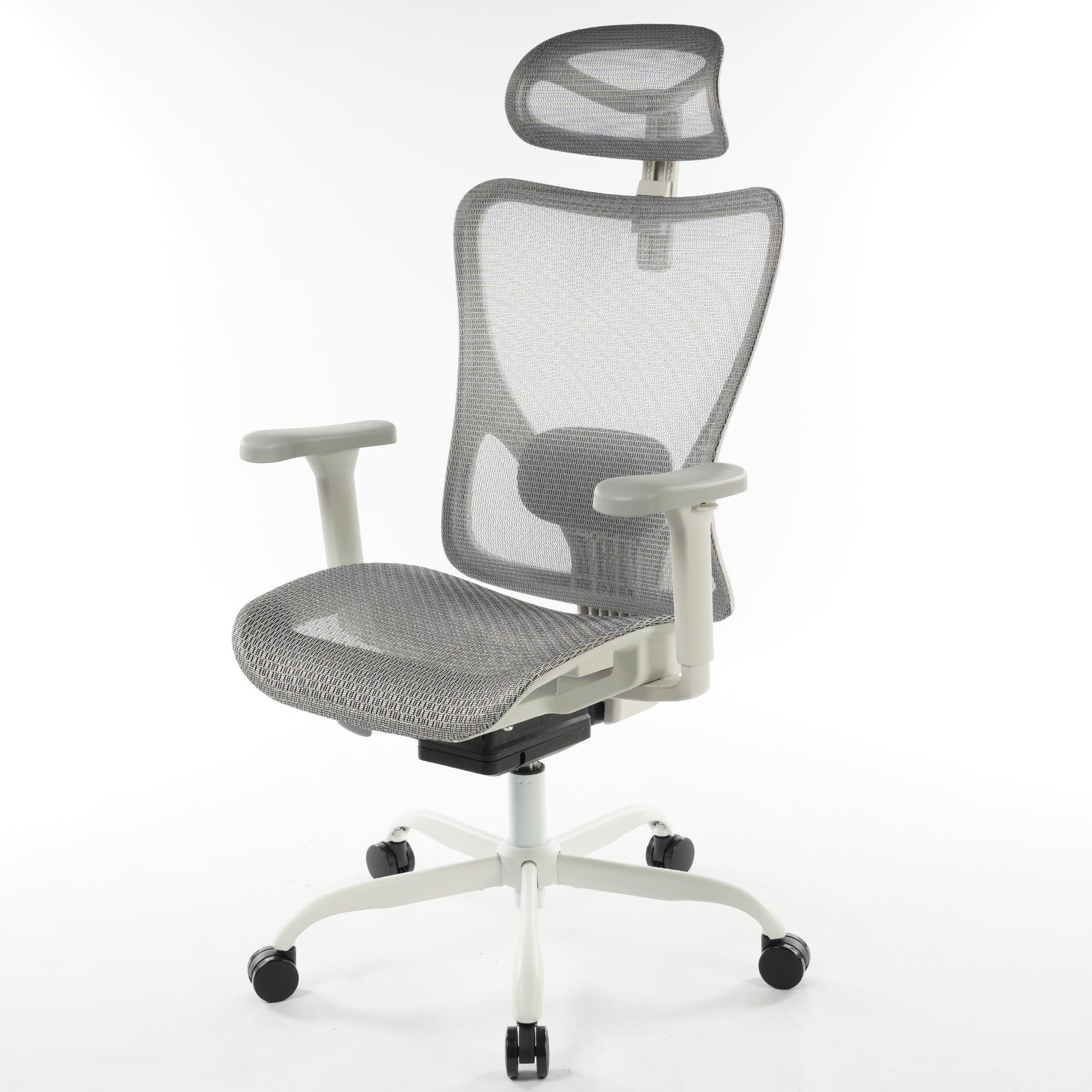 Premium Ergonomic Office Chair Grey Mesh