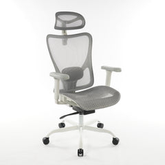 Premium Ergonomic Office Chair Grey Mesh