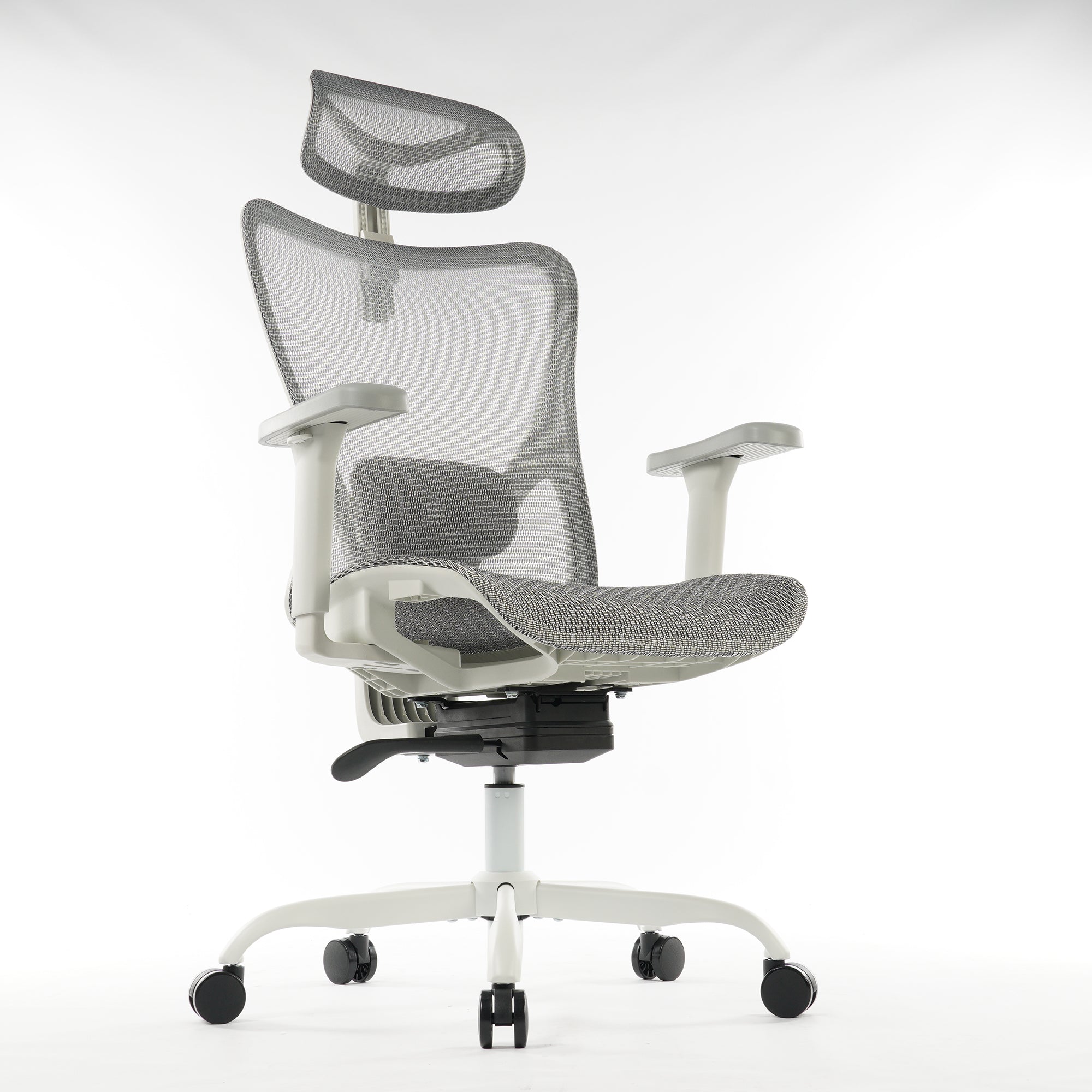Premium Ergonomic Office Chair Grey Mesh