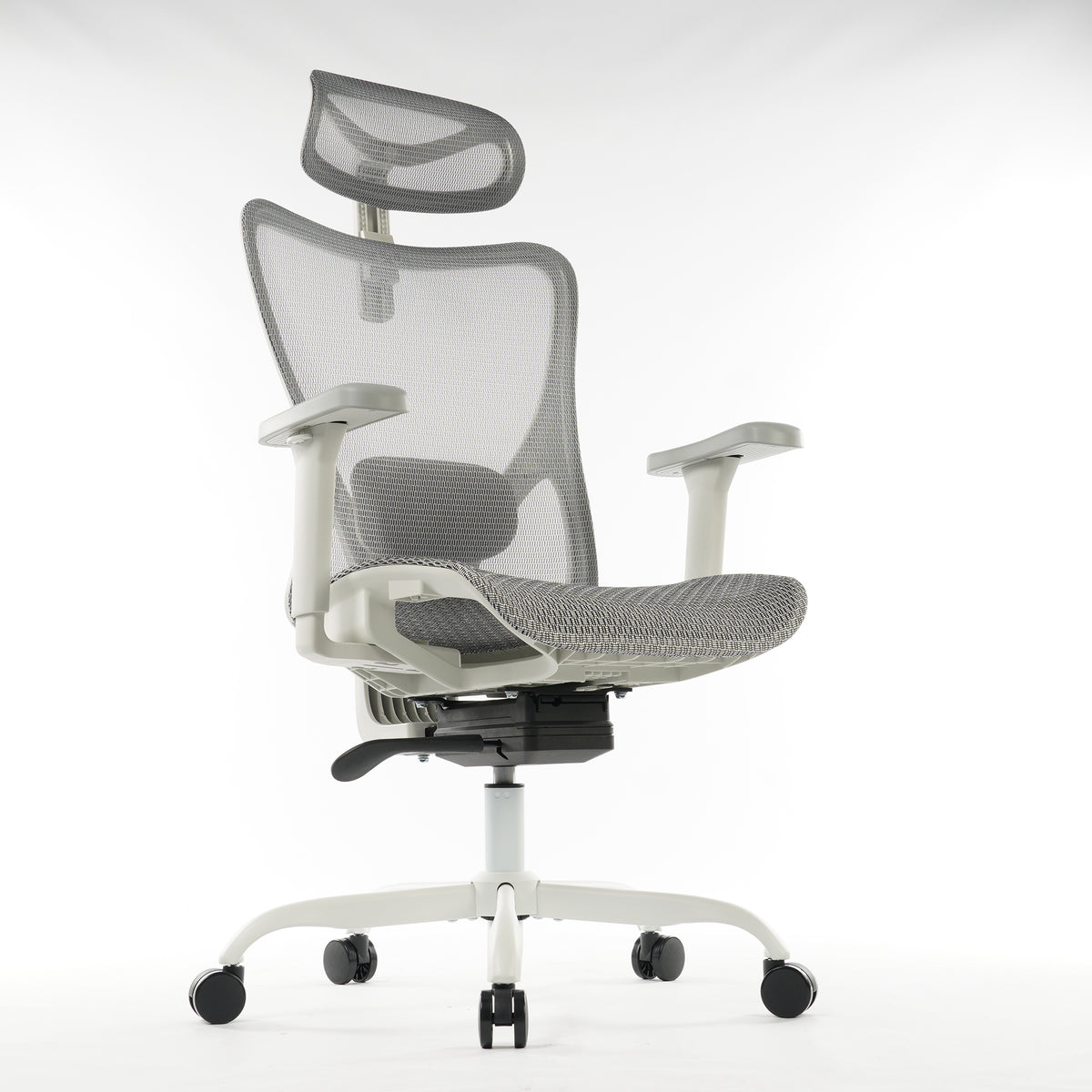 Premium Ergonomic Office Chair Grey Mesh