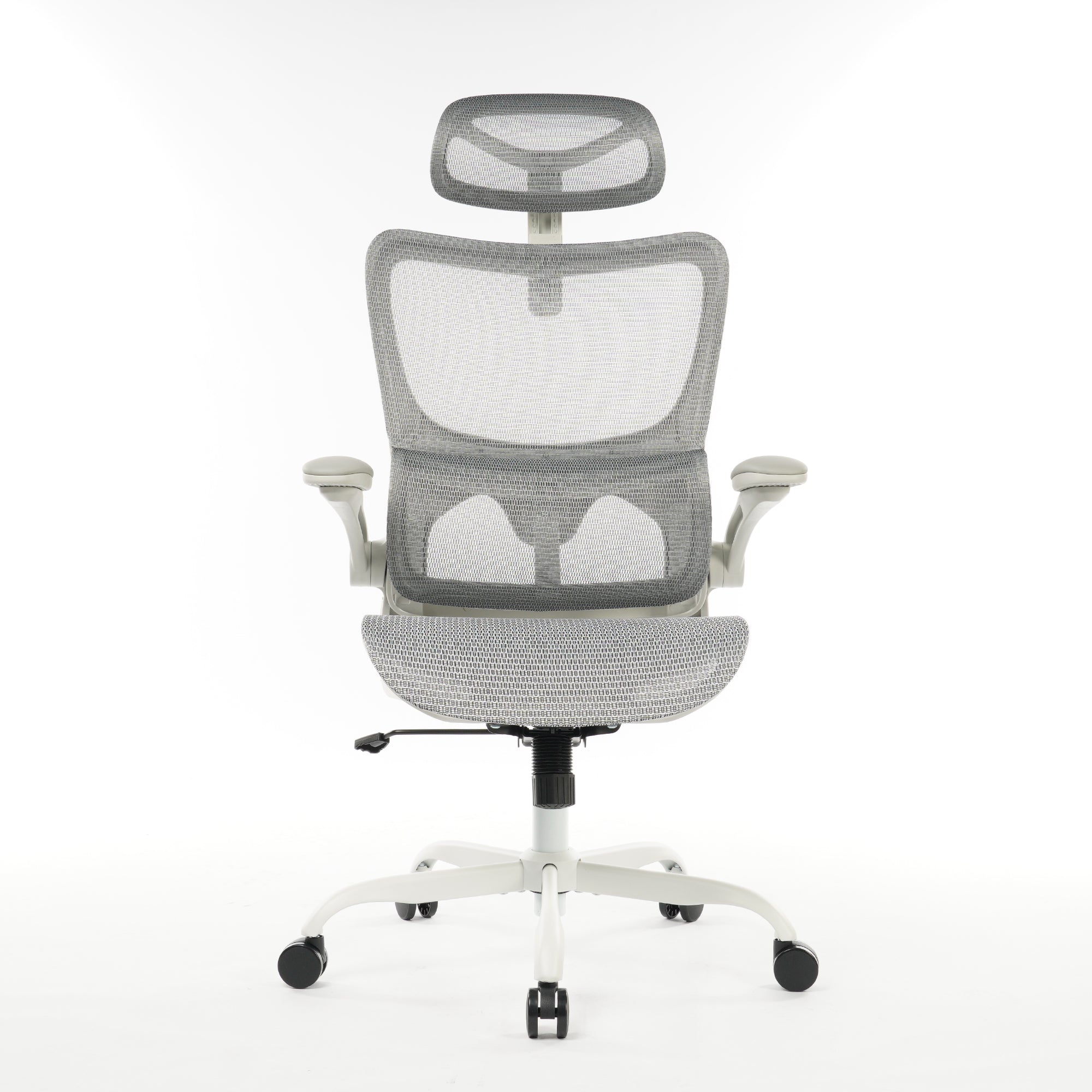 High Back Ergonomic Office Chair Grey Mesh