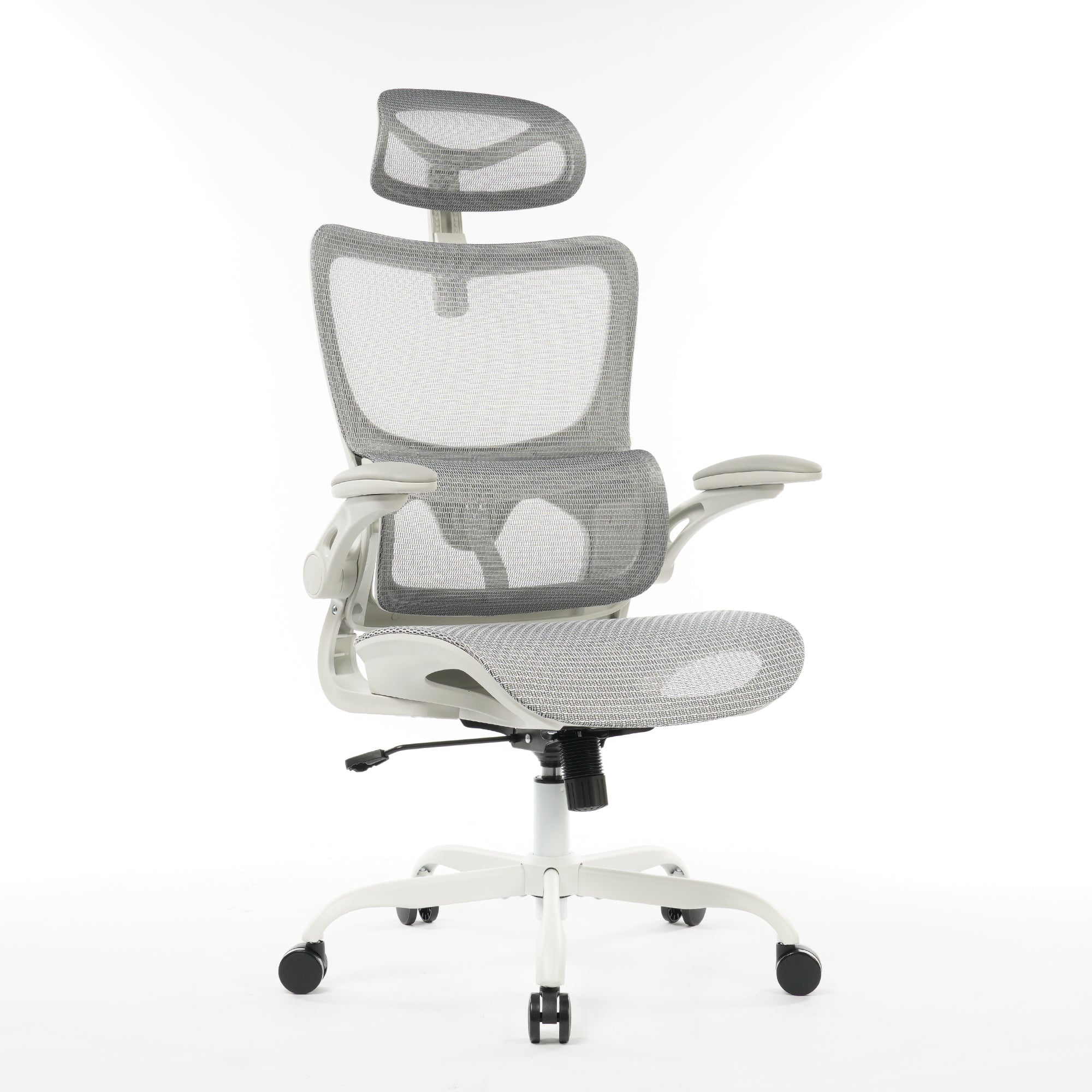 High Back Ergonomic Office Chair Grey Mesh
