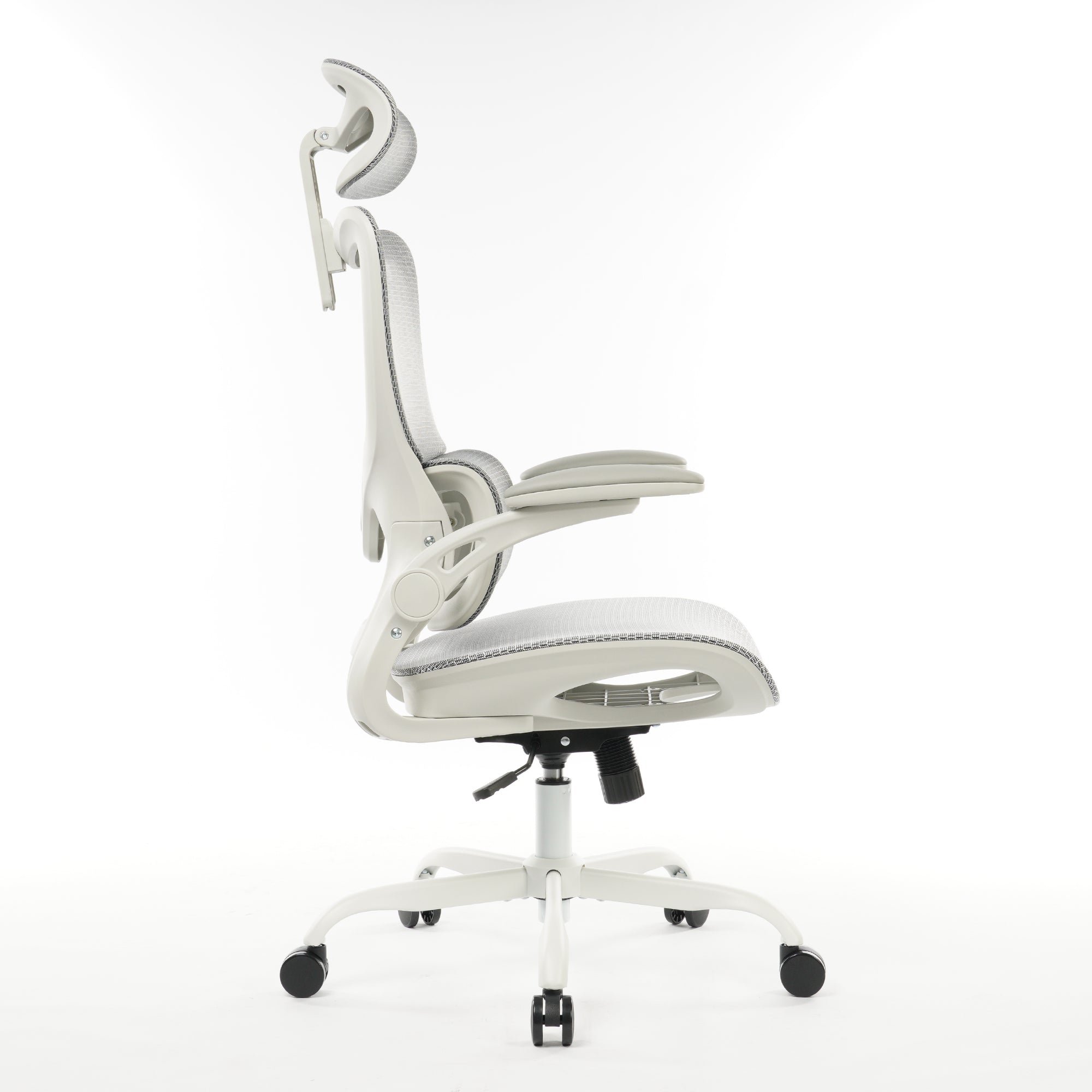 High Back Ergonomic Office Chair Grey Mesh