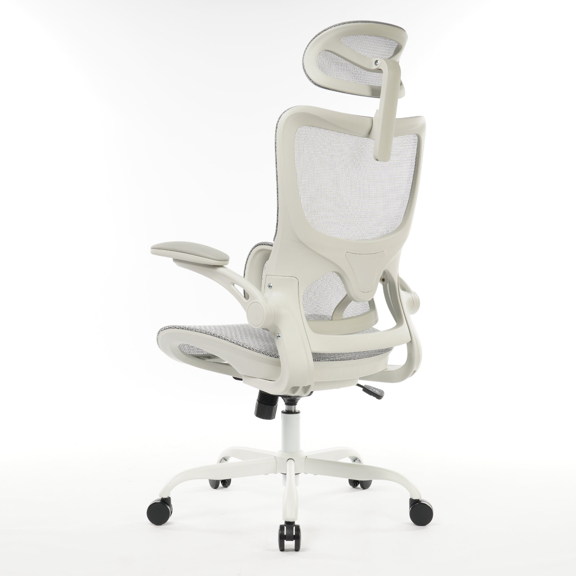 High Back Ergonomic Office Chair Grey Mesh