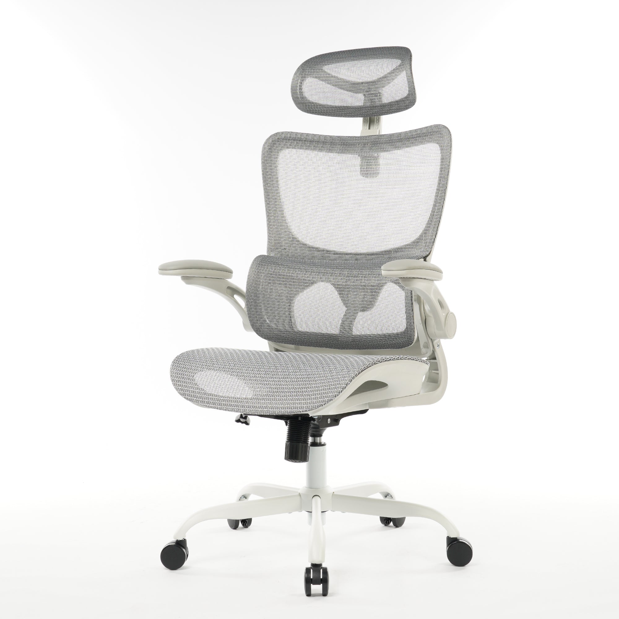 High Back Ergonomic Office Chair Grey Mesh