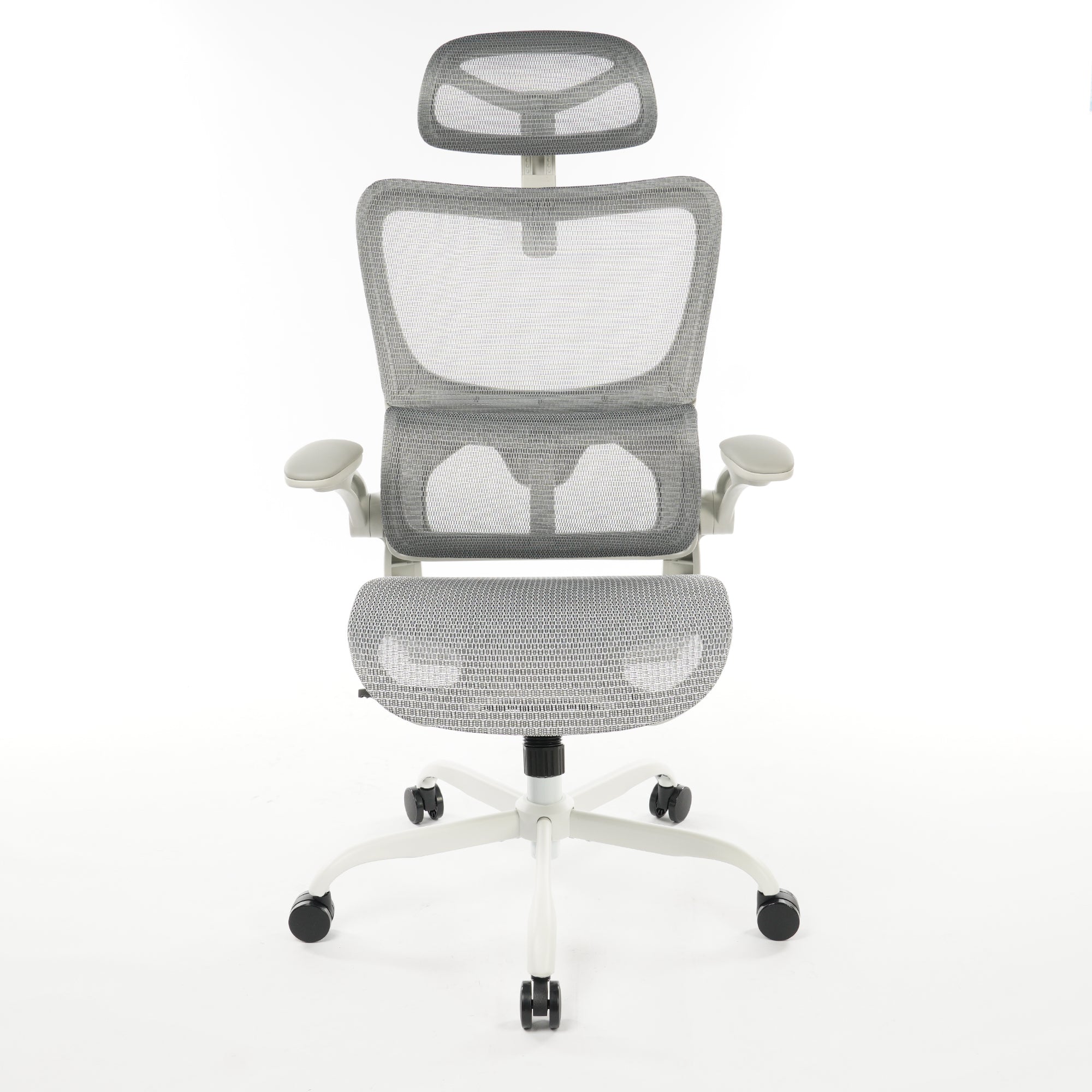 High Back Ergonomic Office Chair Grey Mesh