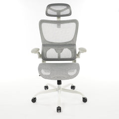 High Back Ergonomic Office Chair Grey Mesh
