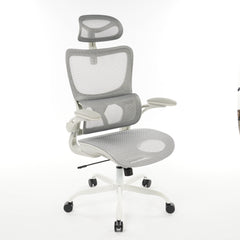 High Back Ergonomic Office Chair Grey Mesh