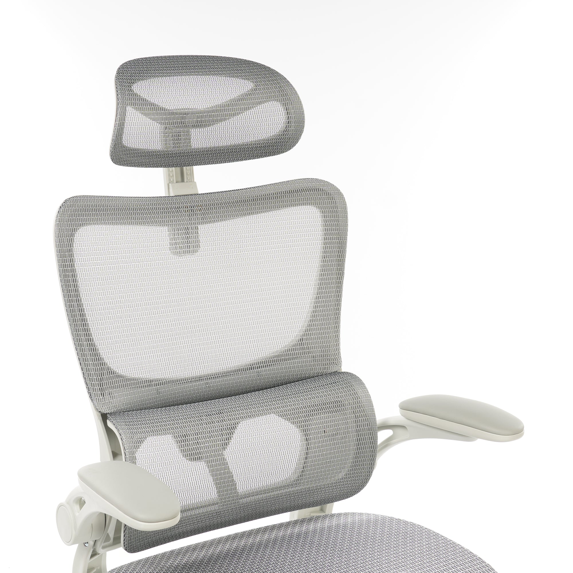 High Back Ergonomic Office Chair Grey Mesh