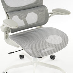 High Back Ergonomic Office Chair Grey Mesh