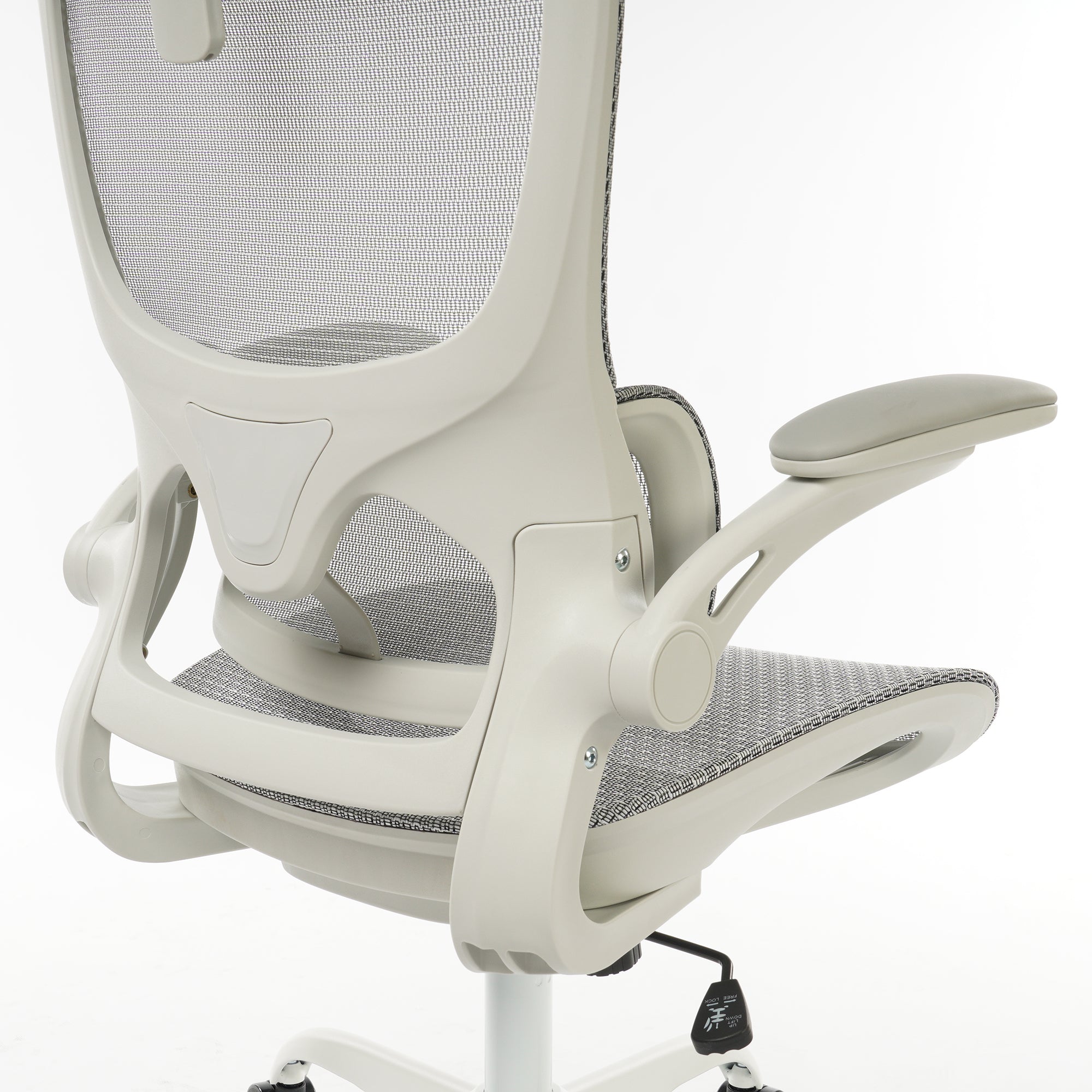 High Back Ergonomic Office Chair Grey Mesh